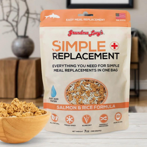 Grandma Lucy's Simple Replacement Salmon Freeze-Dried Dog and Cat Food 7 oz