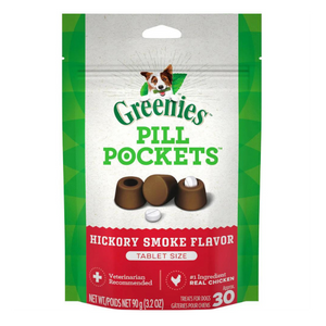Greenies Pill Pockets Canine Hickory Smoke Flavor Dog Treats, 30 Capsules - Mutts & Co.