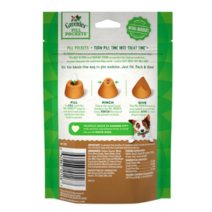 Greenies Pill Pockets Canine Peanut Butter Flavor Dog Treats, 30 Tablets - Mutts & Co.