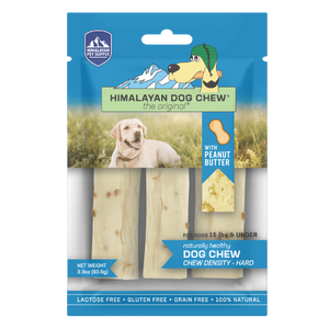 Himalayan Peanut Butter Flavor Chew Dog Treats - Mutts & Co.