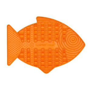 Fish Shape Silicone Lick Mat Bowl for Small Medium Dogs Puppy Cat