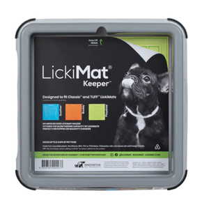 Innovative Pet Products Lickimat Indoor Keeper Gray