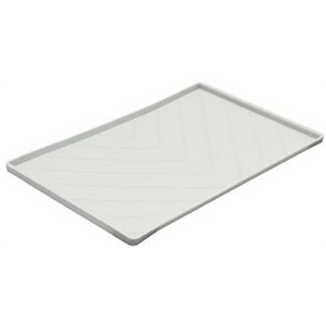 Messy Mutts Silicone Non-Slip Dog Bowl Mat Light Grey - Mutts & Co.