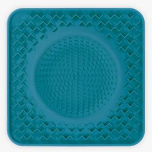 Messy Mutts Silicone Therapeutic Lick Bowl Dog Feeder Blue - Mutts & Co.