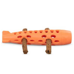 Totally Pooched Stuff n Chew Stick Dog Toy Orange 10 in - Mutts & Co.