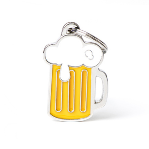 MyFamily Food Collection Beer Pet ID Tag - Mutts & Co.