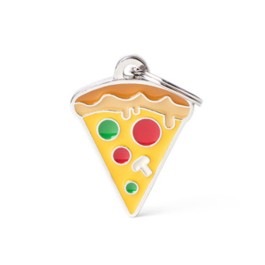 MyFamily Food Collection Pizza Pet ID Tag - Mutts & Co.