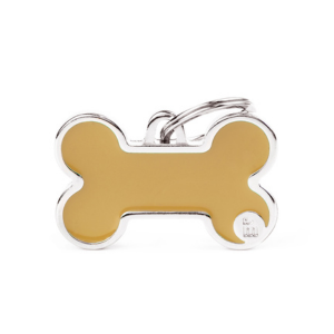 MyFamily Handmade Collection Bone Tag Brown - Mutts & Co.