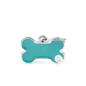 MyFamily Handmade Collection Bone Tag Light Blue - Mutts & Co.