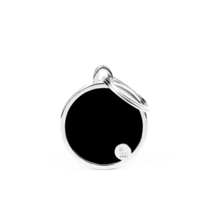 MyFamily Handmade Collection Circle Tag Black - Mutts & Co.