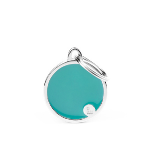 MyFamily Handmade Collection Circle Tag Light Blue