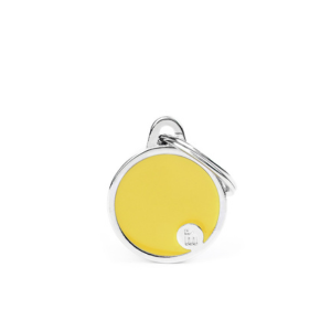 MyFamily Handmade Collection Circle Tag Yellow - Mutts & Co.