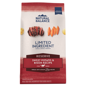 Natural Balance L.I.D. Grain-Free Sweet Potato & Bison Dog Food