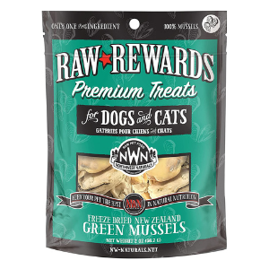 Northwest Naturals Freeze-Dried Green Lipped Mussels Dog and Cat Treats 2 oz - Mutts & Co.