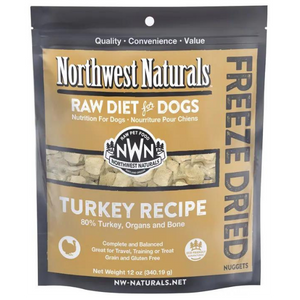 Northwest Naturals Freeze-Dried Raw Turkey Nuggets Dog Food - Mutts & Co.