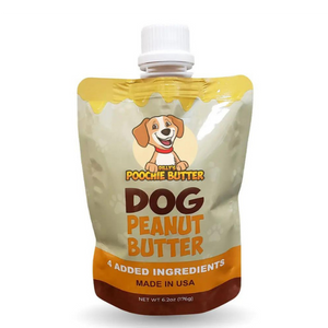 Poochie Butter Peanut Butter Squeeze Pack Dog Treat - Mutts & Co.