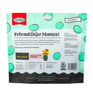 Primal Friendchips Matter Jerky Chicken Chips Dog Treats 4 oz - Mutts & Co.