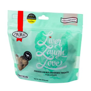 Primal Liver Laugh Love Chicken Freeze-Dried  Dog Treats 1.5 oz - Mutts & Co.