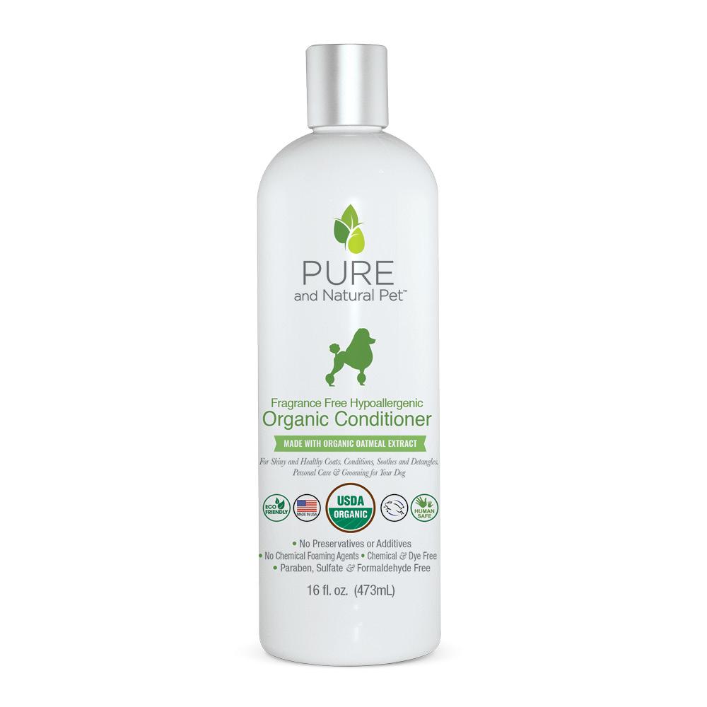 Pure and Natural Pet Fragrance Free Hypo-Allergenic Rinse Out Conditioner - Mutts & Co.