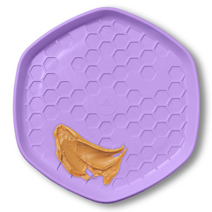 Project Hive Pet Company Disc & Lick Mat Dog Toy Calming Lavender Scent - Mutts & Co.