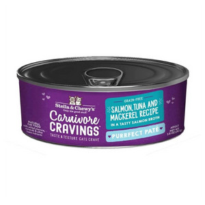 Stella & Chewy's Carnivore Cravings Pate Salmon, Tuna & Mackerel Recipe Cat Food - Mutts & Co.