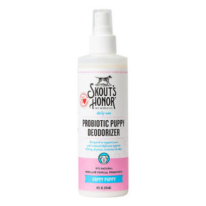 Skout's Honor Probiotic Daily Use Pet Deodorizer Happy Puppy 8-oz - Mutts & Co.