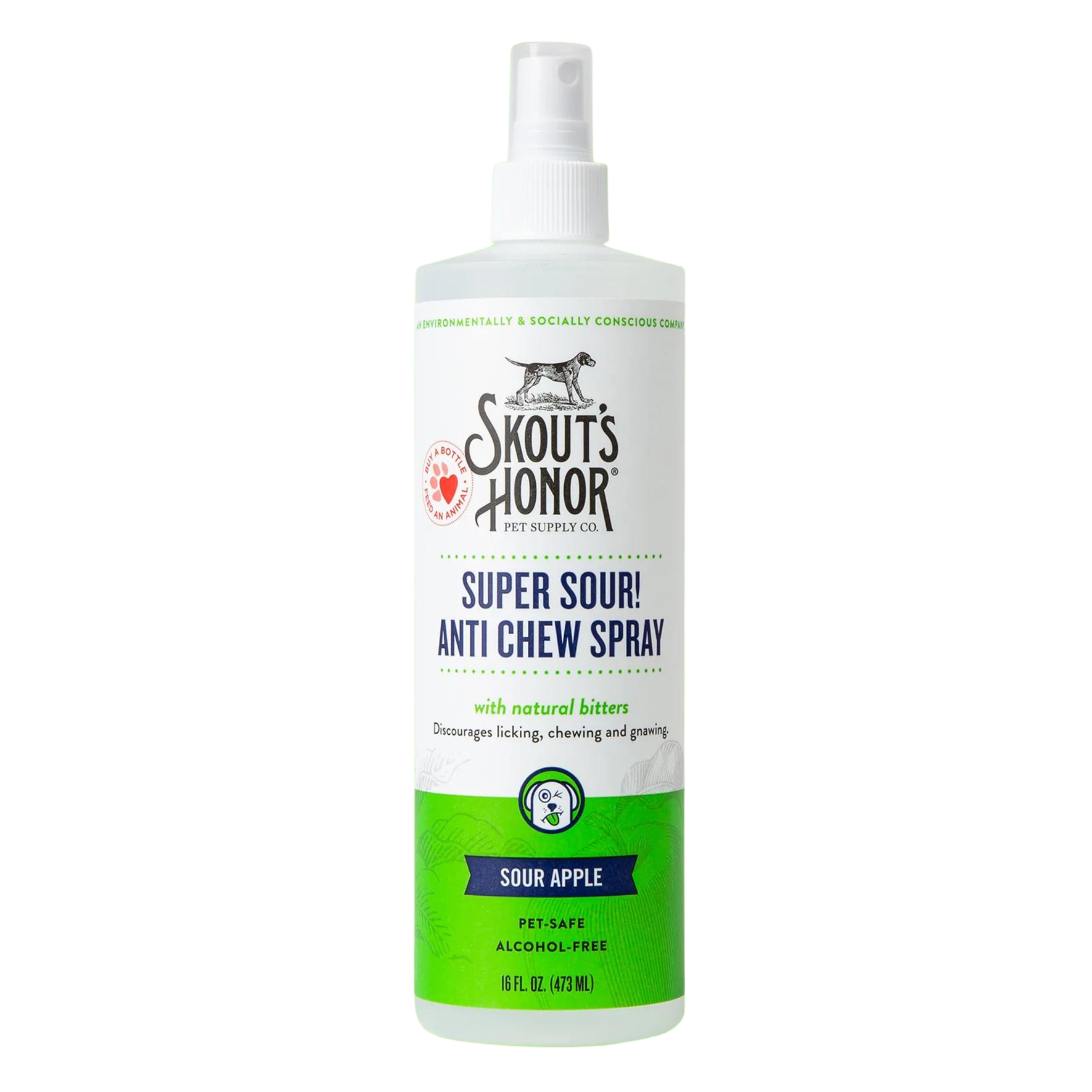 Skout's Honor Super Sour! Anti-Chew Spray for Dogs - Mutts & Co.
