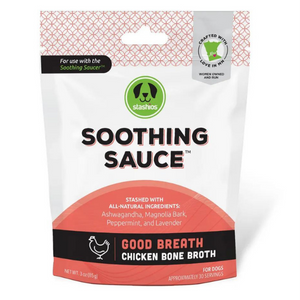 Stashios Soothing Sauce Good Breath Chicken Flavor Powder Supplement for Dogs & Cats - Mutts & Co.