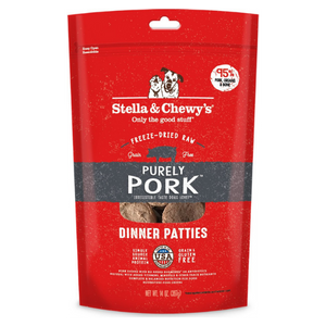 Stella & Chewy's Purely Pork Dinner Patties Freeze-Dried Dog Food - Mutts & Co.