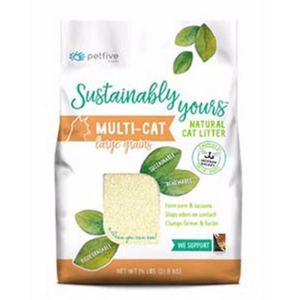 Sustainably Yours Natural Multi-Cat Plus Large Grain Cat Litter - Mutts & Co.