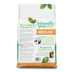 Sustainably Yours Natural Multi-Cat Plus Large Grain Cat Litter - Mutts & Co.