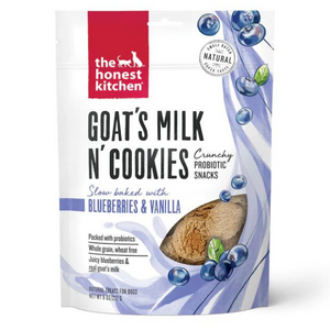 The Honest Kitchen Goat's Milk N' Cookies Blueberry & Vanilla Dog Treats, 8 oz - Mutts & Co.