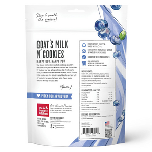 The Honest Kitchen Goat's Milk N' Cookies Blueberry & Vanilla Dog Treats, 8 oz - Mutts & Co.