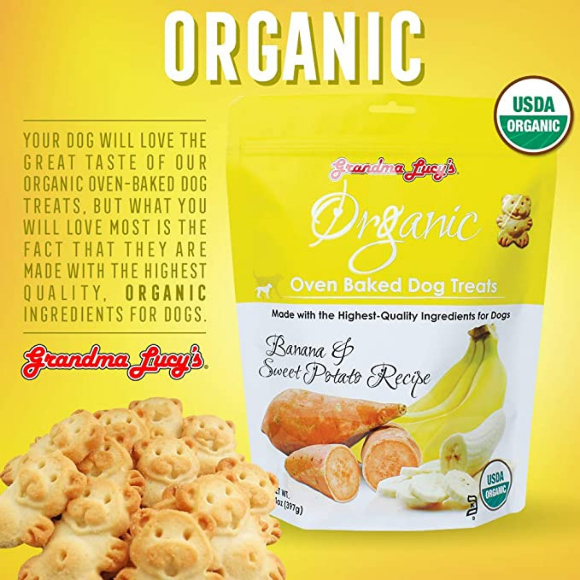 Grandma lucy's organic oven baked dog treats cheap