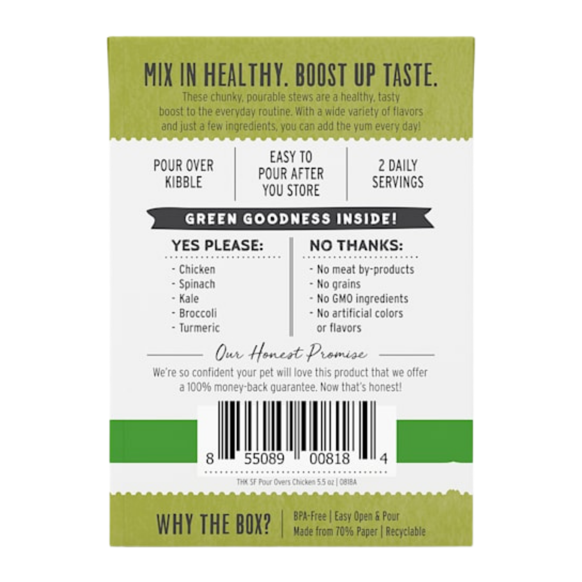 The Honest Kitchen Superfood Pour Overs Chicken Stew 5.5 oz - Mutts & Co.