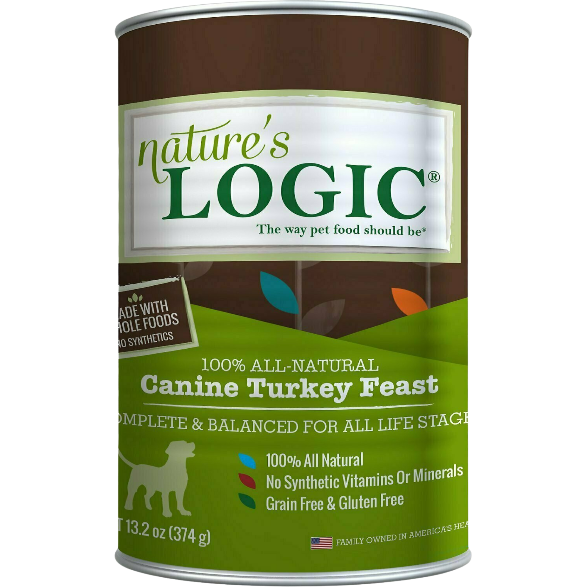Nature's Logic Canine Turkey Feast Grain-Free Canned Dog Food, 13.2-oz - Mutts & Co.