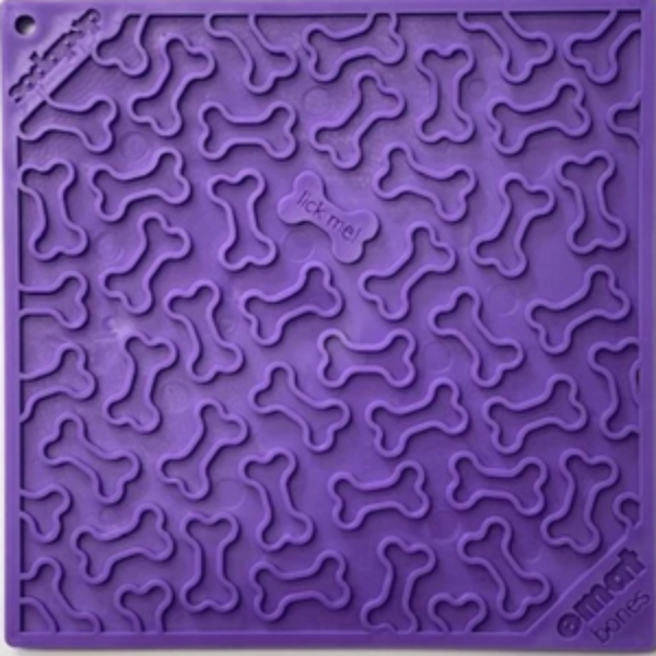 Bones Design Emat Enrichment Lick Mat Purple