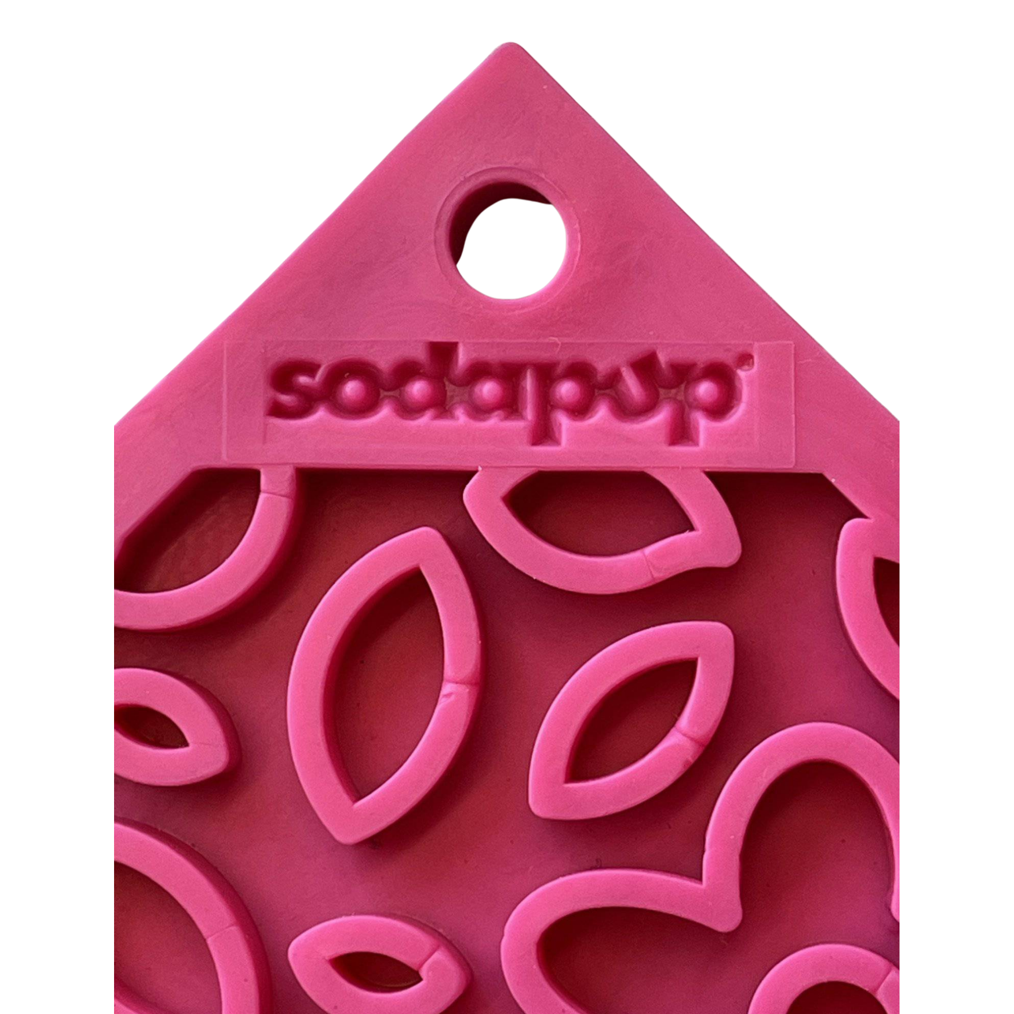 SodaPup Enriching Lick Mat Flower Power Small Pink - Mutts & Co.