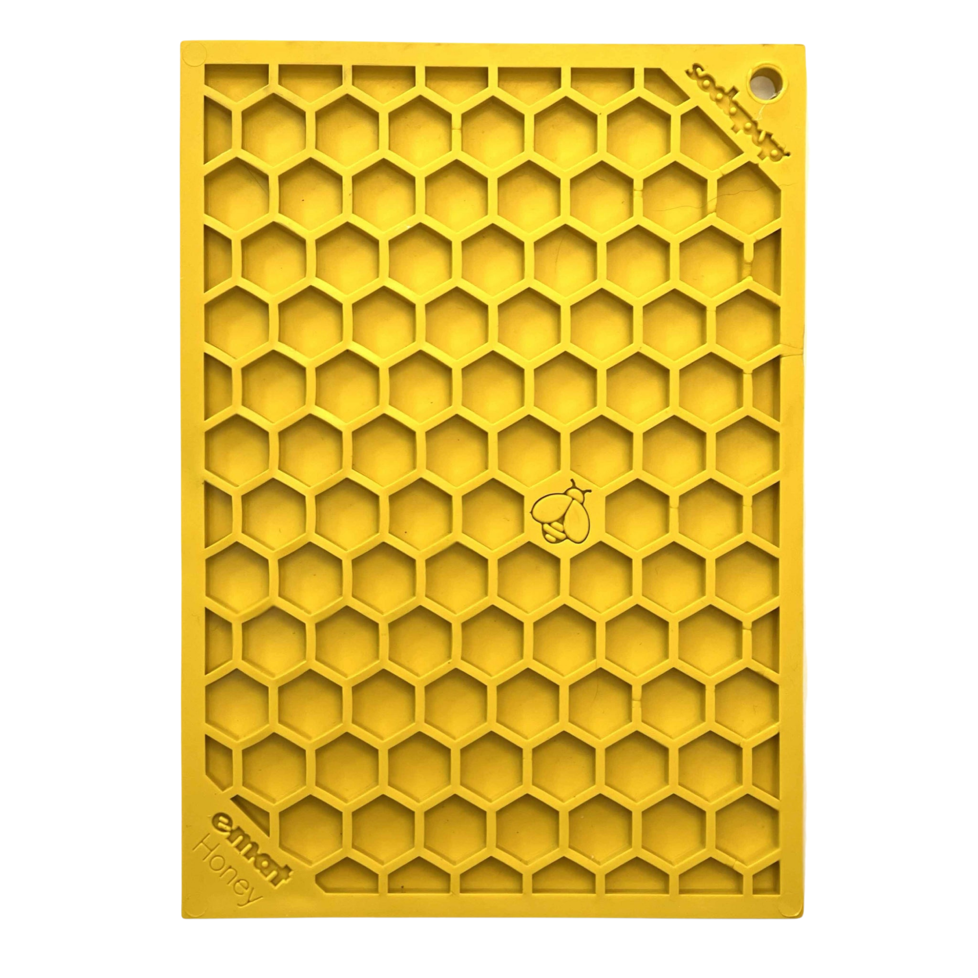 SodaPup Enriching Lick Mat Honeycomb Yellow - Mutts & Co.