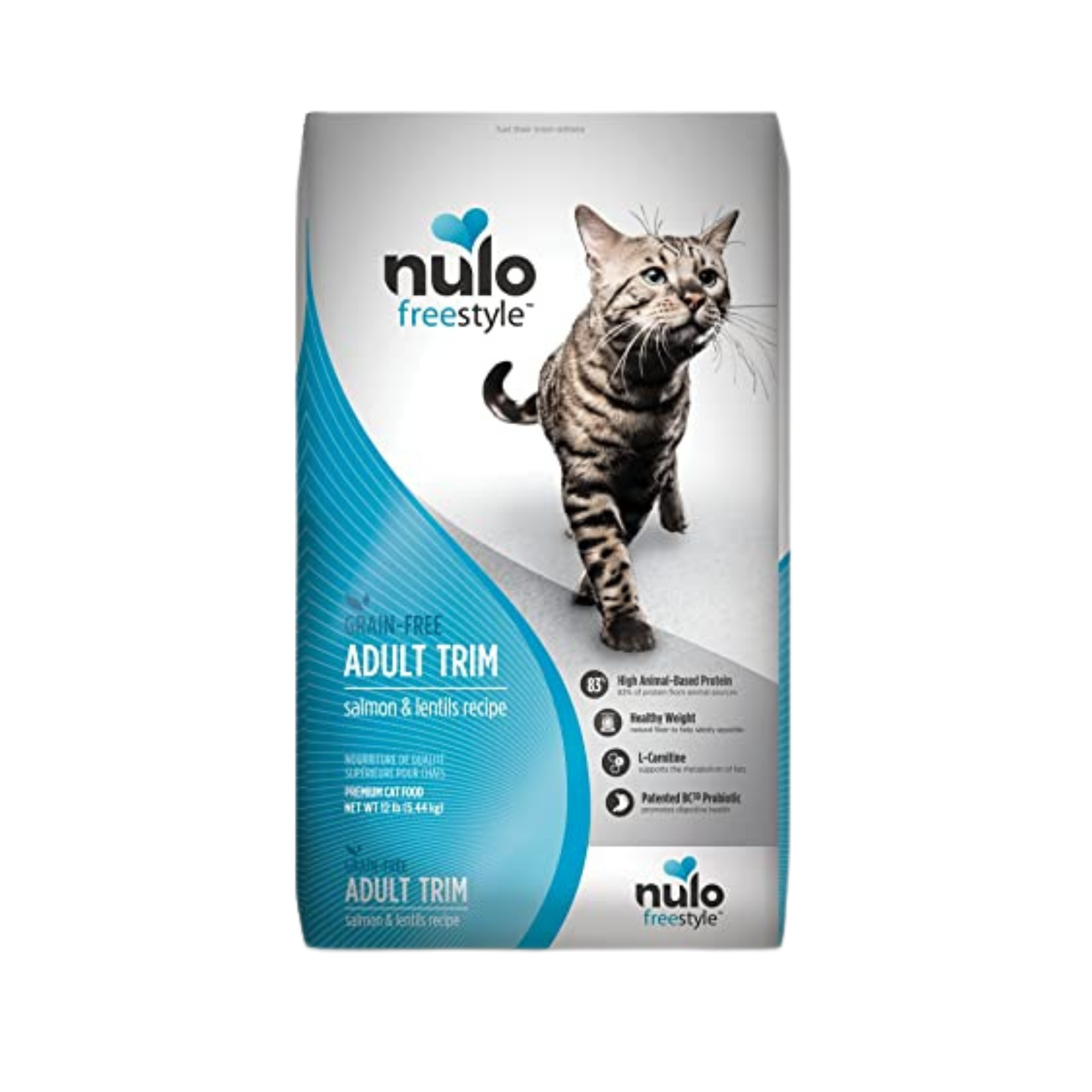 Nulo Freestyle Grain-Free Adult Trim Salmon & Lentils Recipe Dry Cat Food - Mutts & Co.