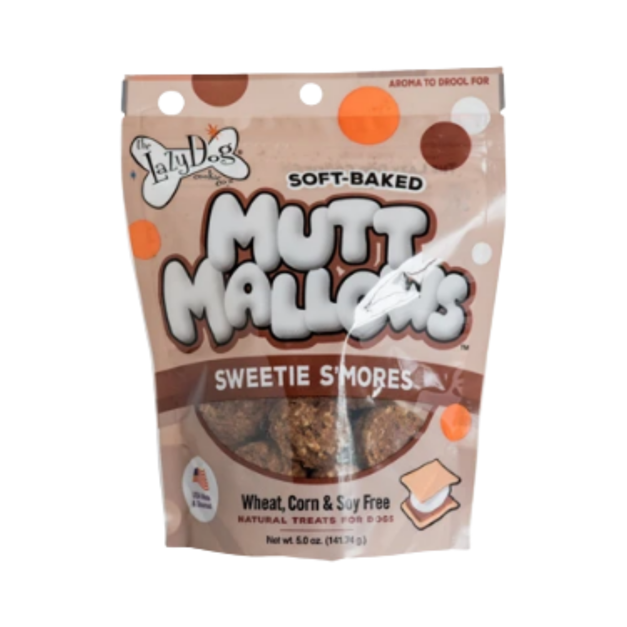 The Lazy Dog Cookie Company Sweetie S'mores Mutt Mallows Treats, 5 oz - Mutts & Co.