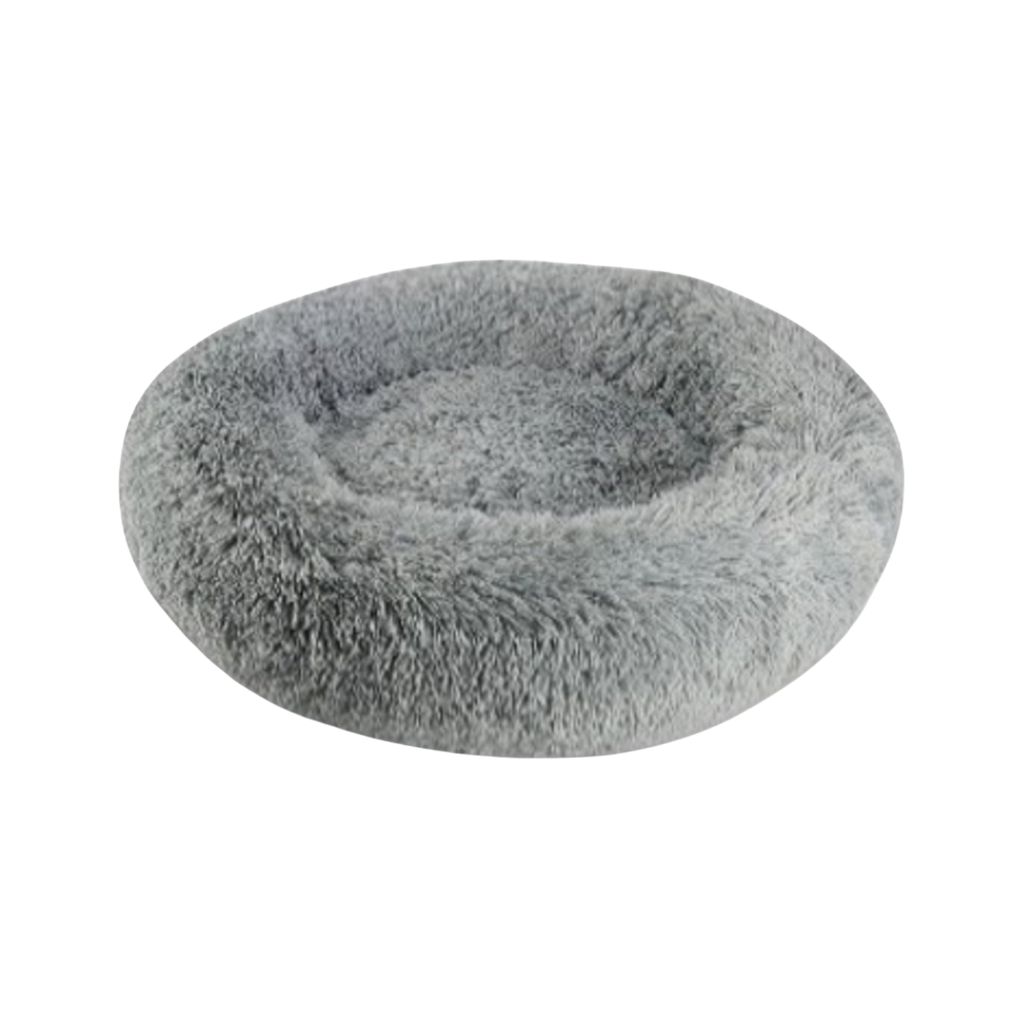 Arlee Shaggy Donut Bed Charcoal - Mutts & Co.