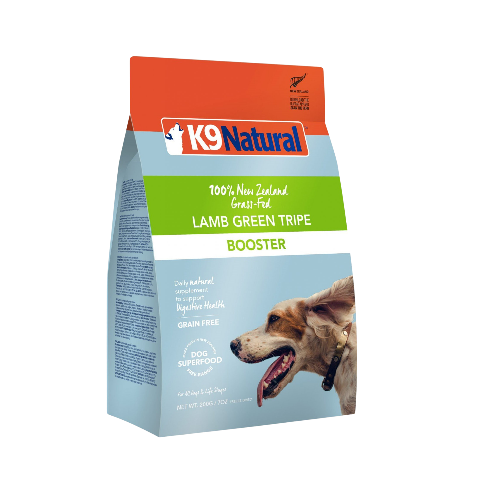 K9 Natural Dog Freeze-Dried Lamb Green Tripe Booster 7 oz