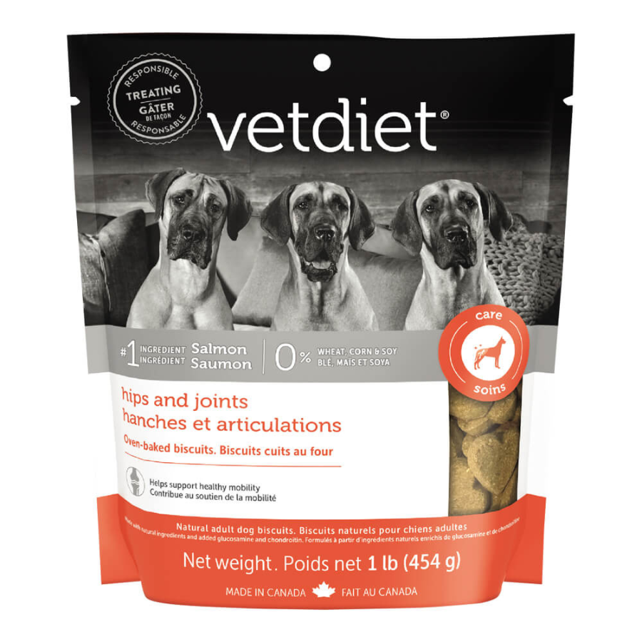 Vetdiet Hips & Joints Biscuits Dog Treats 16oz - Mutts & Co.