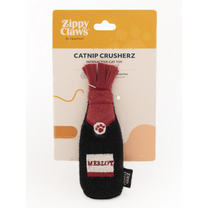 ZippyClaws Catnip Crusherz - Merlot Cat Toy - Mutts & Co.