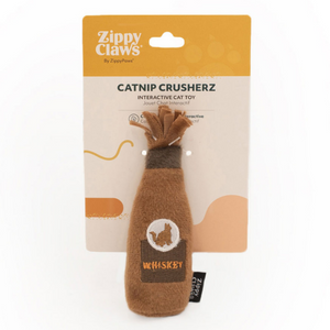 ZippyClaws Catnip Crusherz - Whiskey Cat Toy - Mutts & Co.