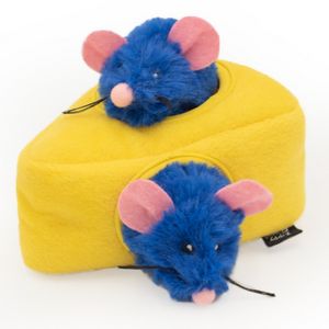 ZippyClaws Mice 'n Cheese Burrow Cat Toy - Mutts & Co.