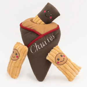ZippyPaws Burrow Churro Cone Dog Toy - Mutts & Co.