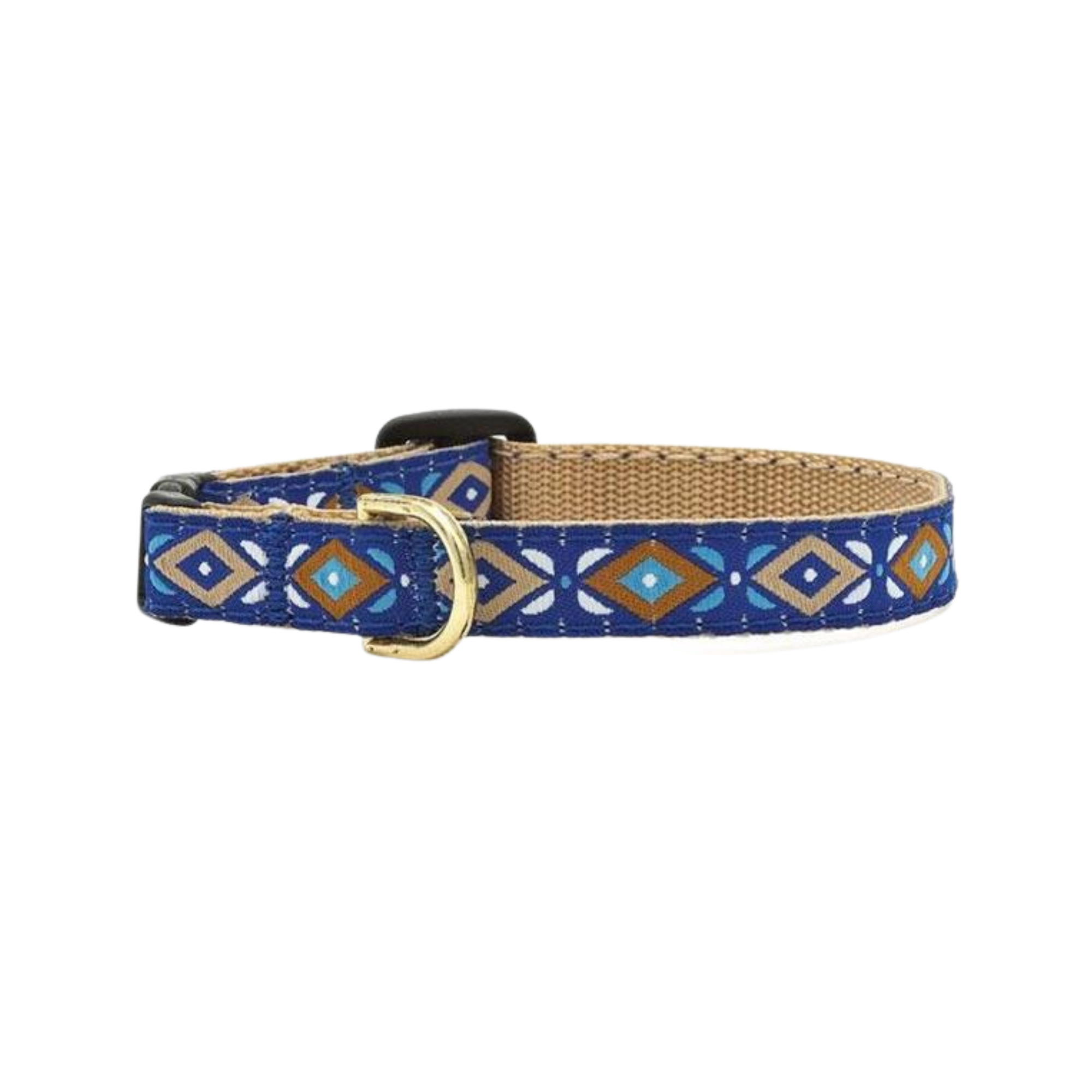 Up Country Aztec Blue Cat Collar - Mutts & Co.