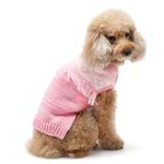Dogo Boho Fringe Dog Sweater Pink - Mutts & Co.